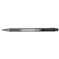 Stylo bille BPS Matic rétractable pointe fine noir 