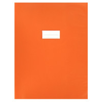 Paquet de 10 protèges-cahier épaisseur 21/100ème 24x32cm PVC orange 