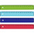 Lot de 36 règles en plastique 16cm coloris assortis