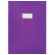 Paquet de 10 protèges-cahier épaisseur 21/100ème 21x29,7cm PVC violet 