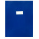 Paquet de 10 protèges-cahier épaisseur 21/100ème 24x32cm PVC bleu