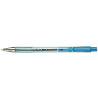 Stylo bille BPS Matic rétractable pointe fine bleu 