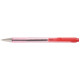 Stylo bille BPS Matic rétractable pointe fine rouge 