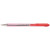 Stylo bille BPS Matic rétractable pointe fine rouge