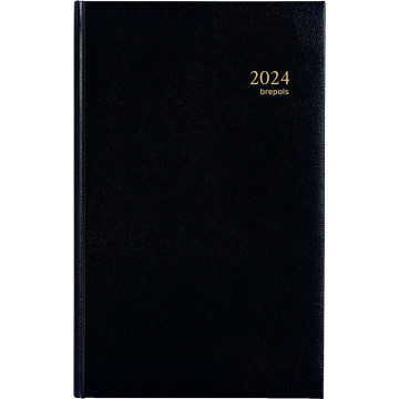 Agenda banque large format 1 volume long noir