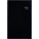 Agenda banque large format 1 volume long noir 