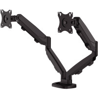 Bras porte-écran double EPPA noir 