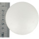 Lot de 5 boules en styropor blanches, diamètre 7 cm 