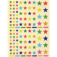 Pochette 624 gommettes étoiles couleurs assorties