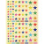 Pochette 624 gommettes étoiles couleurs assorties