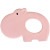 Hochet en caoutchouc, hippopotame