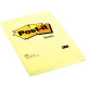 Bloc de 100 feuilles post-it notes jaune, 102 x 152 mm 