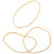 Boîte de 100 g de bracelets blonds étroits, 100 mm