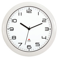 Horloge silencieuse diamètre 30cm blanche 