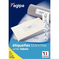 Boîte de 2100 étiquettes multi-usages blanches 70x42mm 