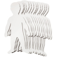 Kit de 24 grandes silhouettes d'enfants 