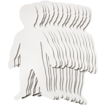 Kit de 24 grandes silhouettes d'enfants
