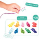 Sachet de 30 lacets 101cm coloris assortis 