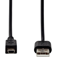 Cordon USB 2.0 A / mini USB B- 2 mètres 