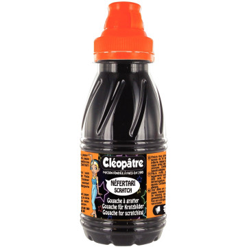 Flacon 250ml de gouache à gratter noire