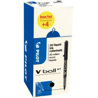 Ecopack 20 rollers VBall 7 noir dont 4 offerts 