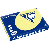 Paquet de 250 feuilles de papier 160g de format A3 jonquille TROPHEE CLAIREFONTAINE 