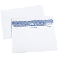 Boîte de 100 enveloppes blanches C5 162x229 90g/m² SECURE autocollante 