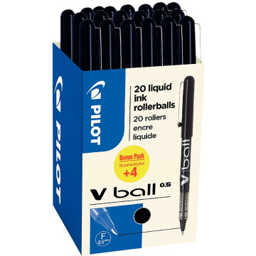 Ecopack 16 rollers VBall 5 noir + 4 offerts