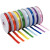 Lot de 8 rubans en satin dimensions 6 mm x 10 m coloris assortis