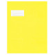 Paquet de 10 protèges-cahier épaisseur 21/100ème 17x22 cm PVC jaune 