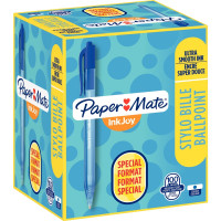 Boîte de 100 stylos inkjoy 100RT bleu dont 20 gratuits 