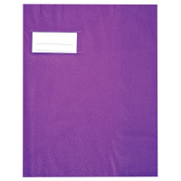 Paquet de 10 protèges-cahier épaisseur 21/100ème 17x22 cm PVC violet 