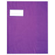 Paquet de 10 protèges-cahier épaisseur 21/100ème 17x22 cm PVC violet