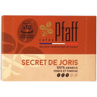 Boîte de  10 capsules nespresso secret de Joris 