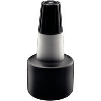 Encre à tampon sans huile, flacon 30 ml, noir 