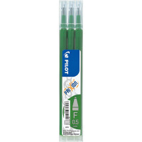 Etui de 3 recharges pour stylo Frixion pointe fine vert 