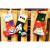 Lot de 10 chaussettes de Noël en feutrine