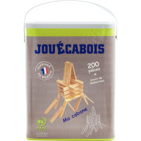 Baril 200 planchettes JOUECABOIS + livret 