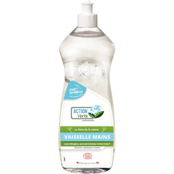 Flacon de 1 litre de liquide vaisselle mains peaux sensible