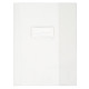 Paquet de 10 protèges-cahier épaisseur 21/100ème 17x22cm PVC cristal incolore