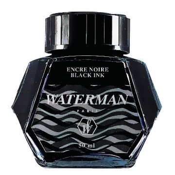 Flacon de 5 cl d'encre Waterman noire