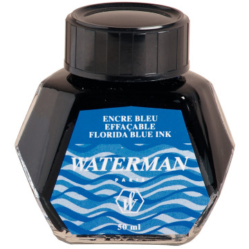 Flacon de 5 cl d'encre Waterman bleue