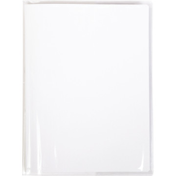 Protège cahier pvc 24x32 incolore à rabats