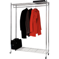 Vestiaire mobile 90 cm chrome 