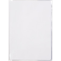 Protège cahier pvc A4 incolore a rabats 