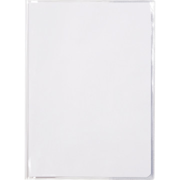 Protège cahier pvc A4 incolore a rabats