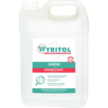 Bidon 5L savon désinfectant anti-bactérien Wyritol