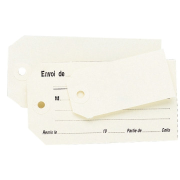 Boîte de 1000 étiquettes Américaines format 80x38 mm