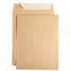 Boîte de 250 pochettes kraft 275x365 130g/m² bande siliconée