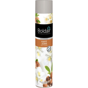 Bombe désodorisante BOLDAIR karité jasmin 750ml